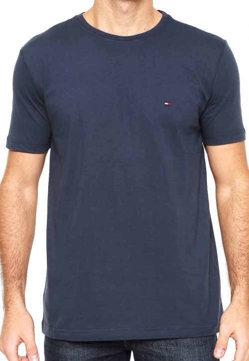 Camiseta Básica Azul Marinho – Tommy Hilfiger