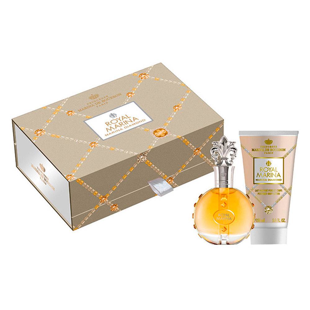 Kit Royal Marina Diamond Edp 100ml + Body Lotion 150ml Marina De Bourbon