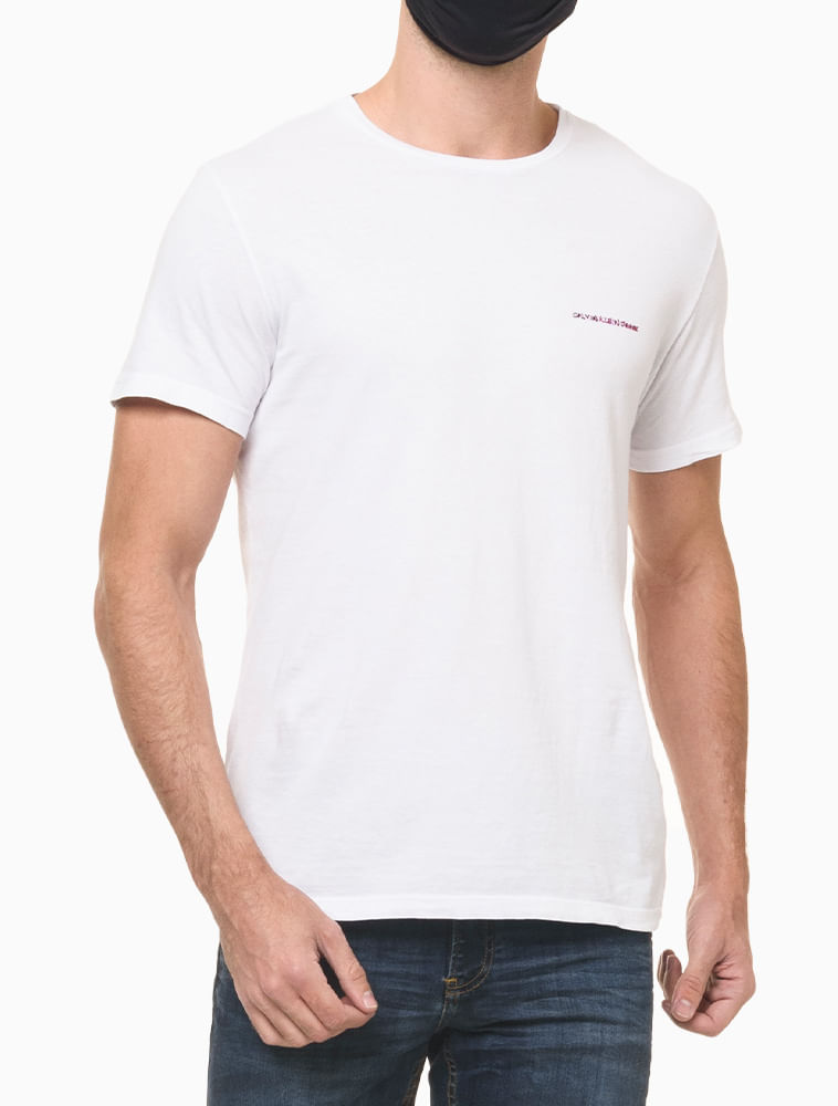 Camiseta Basica Branca - Calvin Klein Jeans