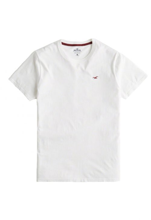 Camiseta Basica Branca – Hollister